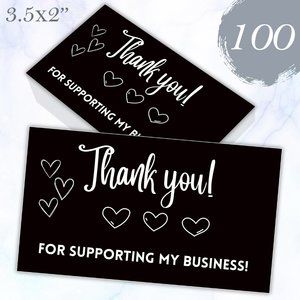 100 Thank you Cards